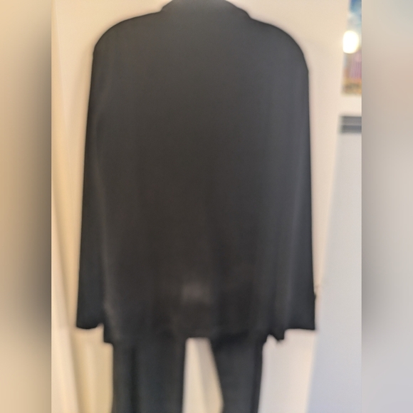 Norton McNaughton Black Velvet Jacket and Pants Set - Picture 3 of 8